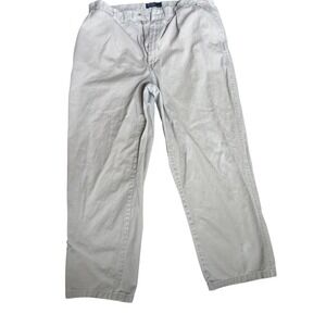 Polo Ralph Lauren Chino Pants Men Pleated Tan Cotton Size 38/32